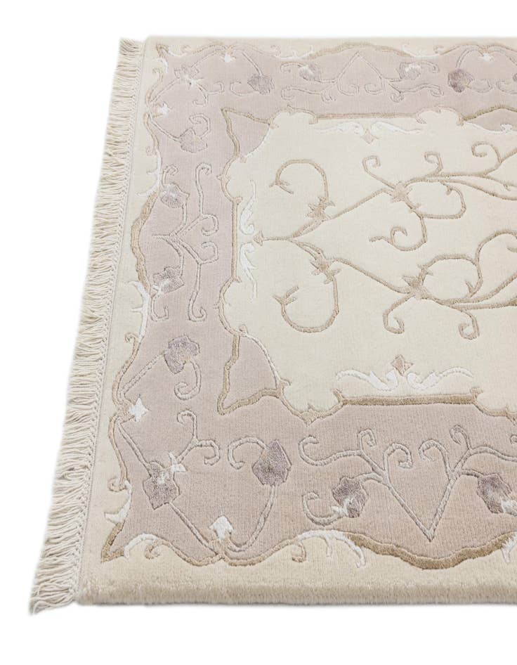 Detail image of 2' 11 x 9' 9  Hand Knotted Darya Wool Runner Rug