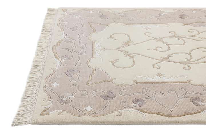 2' 11 x 9' 9 Hand Knotted Darya Wool Runner Rug