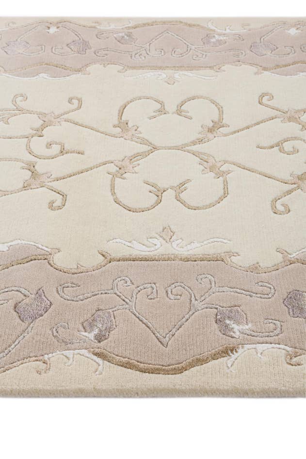 Detail image of 2' 11 x 9' 9 Hand Knotted Darya Wool Runner Rug