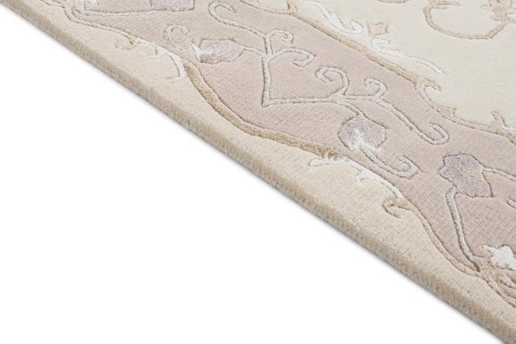 Detail image of 2' 11 x 9' 9 Hand Knotted Darya Wool Runner Rug