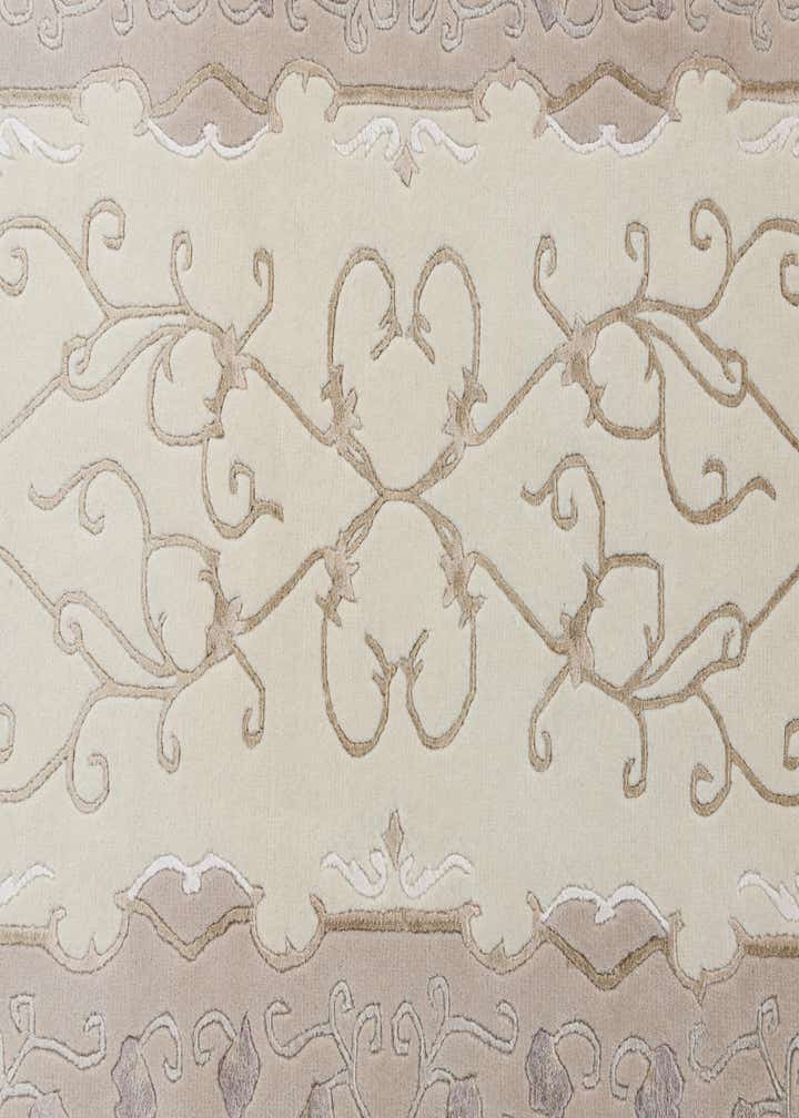 2' 11 x 9' 9 Hand Knotted Darya Wool Runner Rug