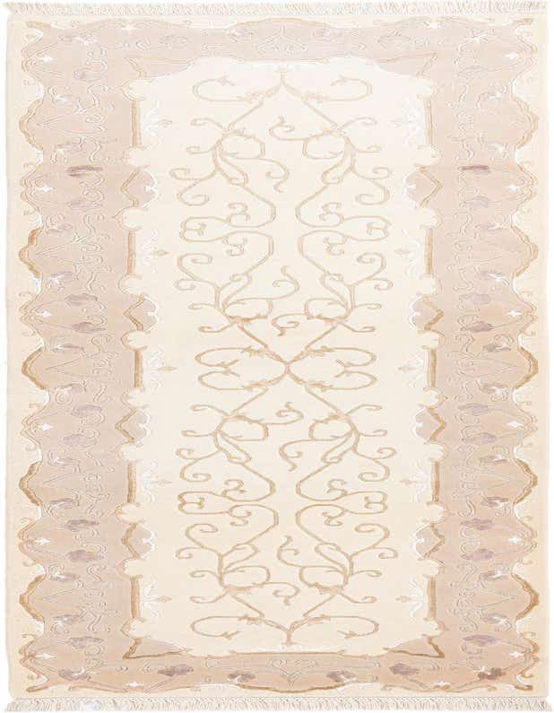 2' 11 x 9' 9 Hand Knotted Darya Wool Runner Rug