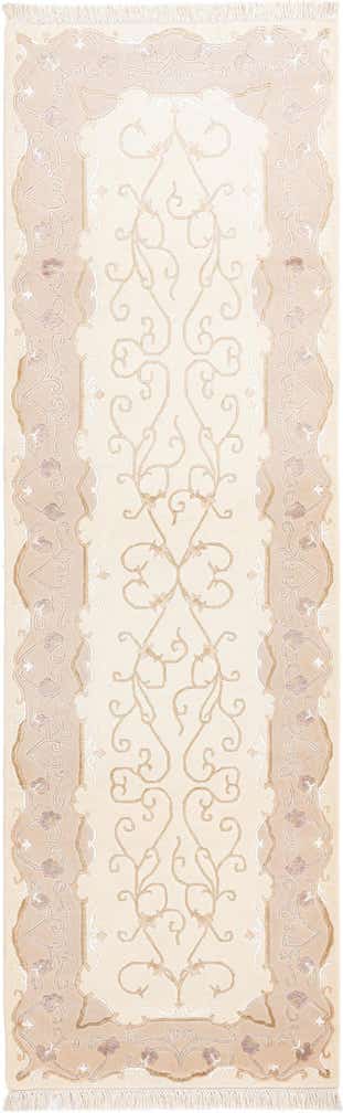 2' 11 x 9' 9 Hand Knotted Darya Wool Runner Rug