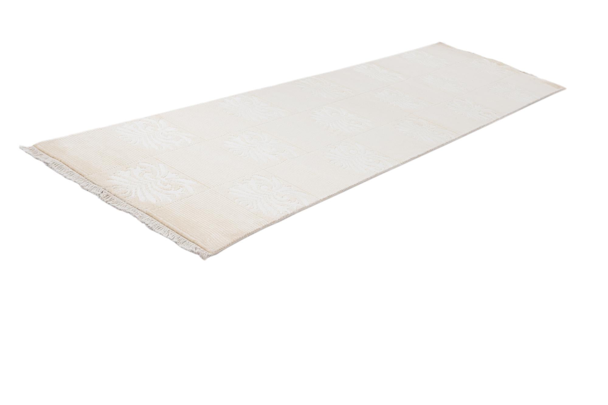 2' 7 x 9' 8 Hand Knotted Darya Wool Runner Rug