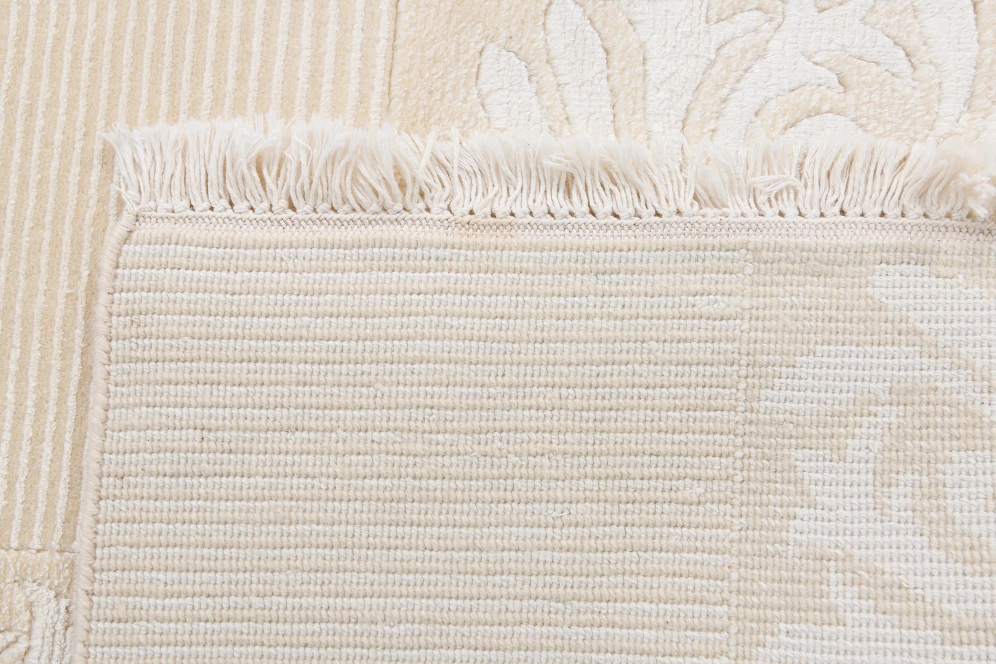 2' 7 x 9' 8 Hand Knotted Darya Wool Runner Rug