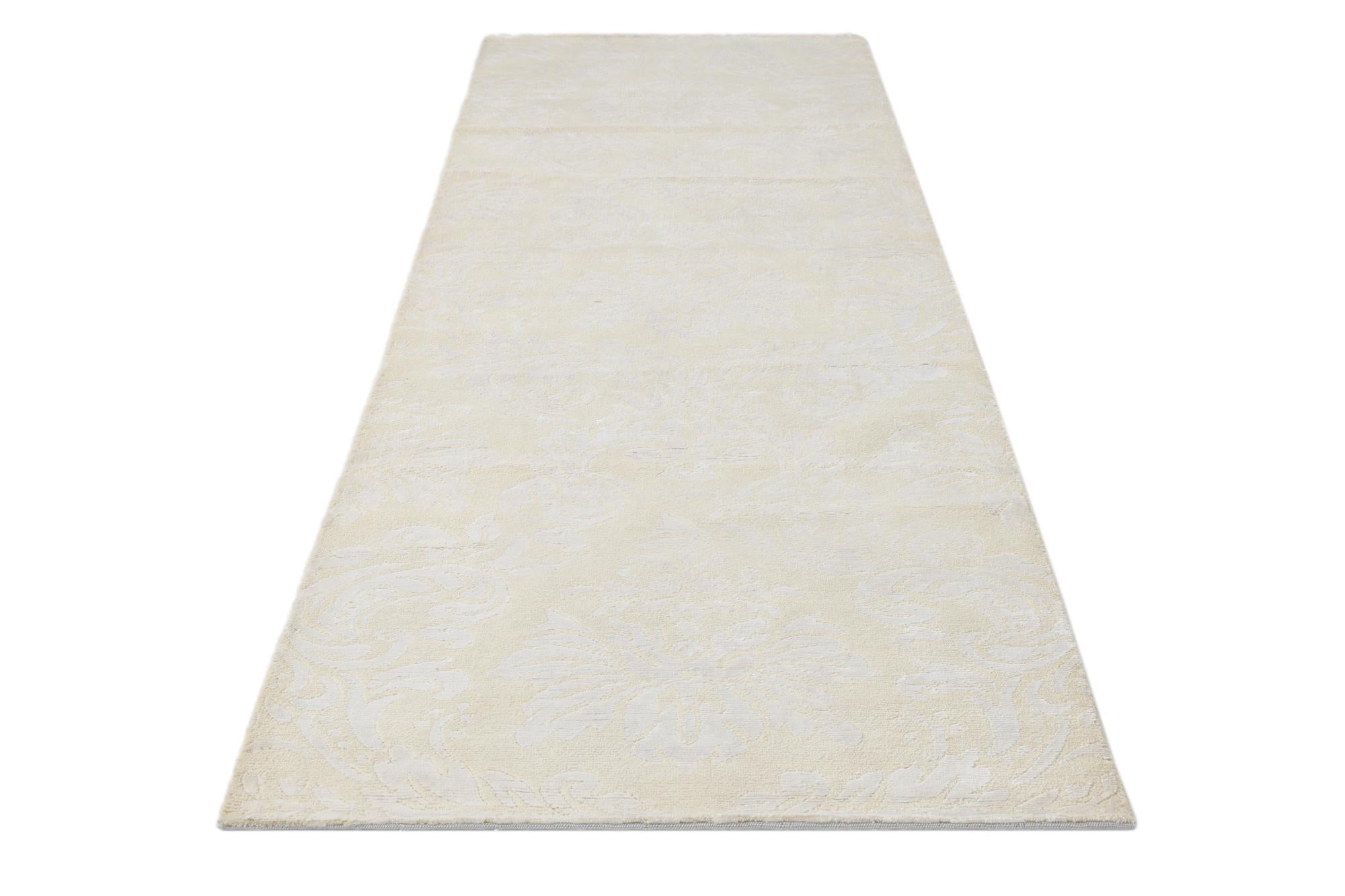 2' 11 x 9' 10 Hand Knotted Darya Wool Runner Rug