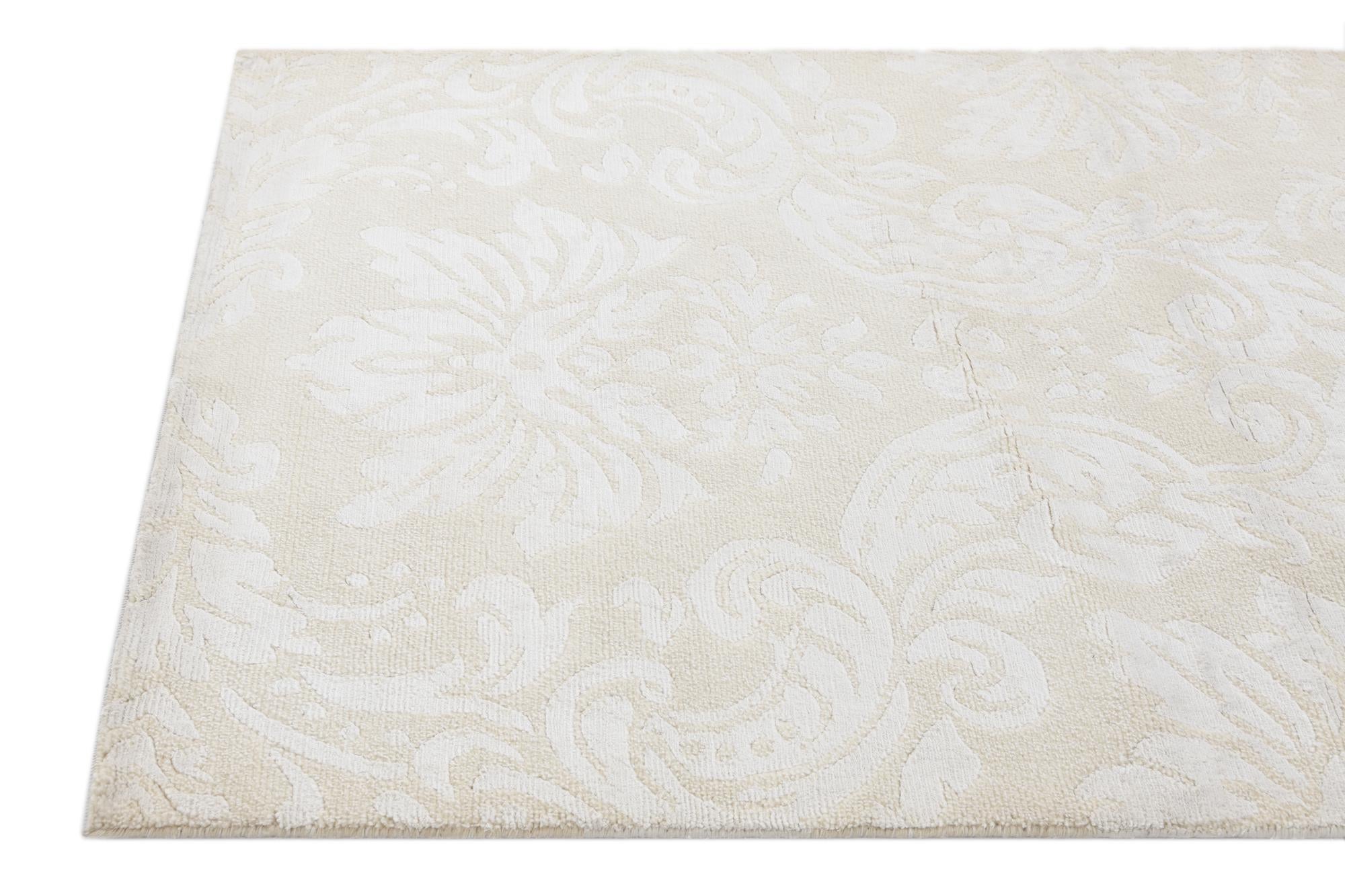 2' 11 x 9' 10 Hand Knotted Darya Wool Runner Rug
