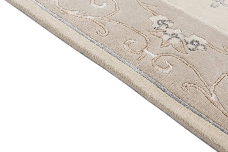 Detail image of 2' 11 x 9' 7 Hand Knotted Darya Wool Runner Rug