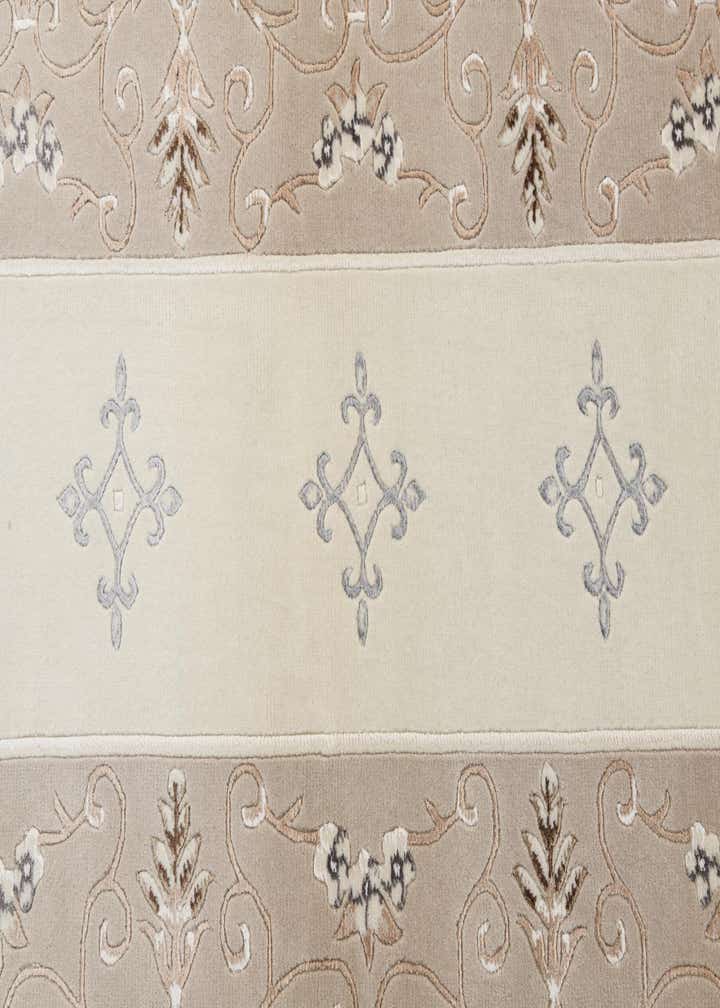 2' 11 x 9' 7 Hand Knotted Darya Wool Runner Rug