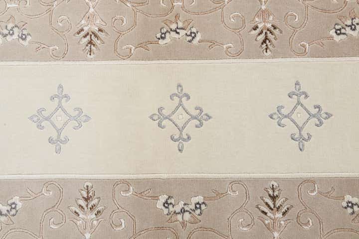2' 11 x 9' 7 Hand Knotted Darya Wool Runner Rug