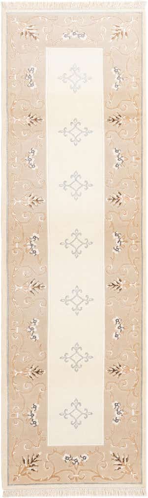 2' 11 x 9' 7 Hand Knotted Darya Wool Runner Rug