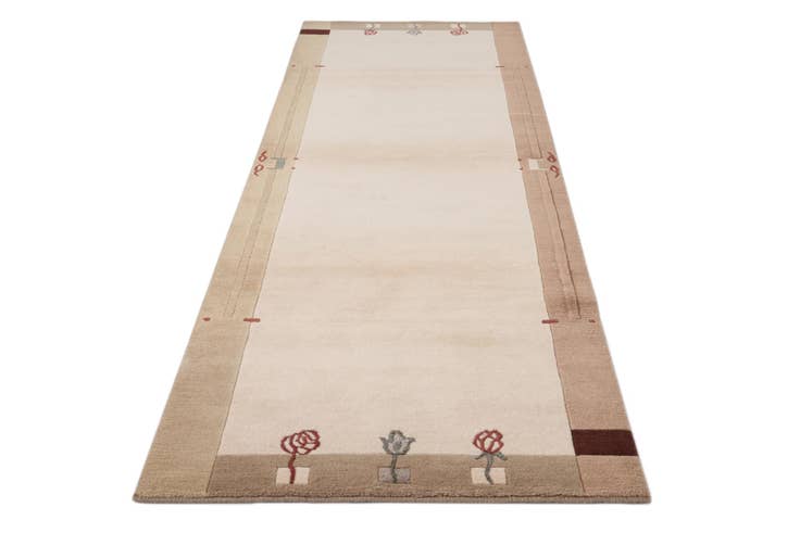 Detail image of 2' 9 x 9' 11 Hand Knotted Darya Wool Runner Rug