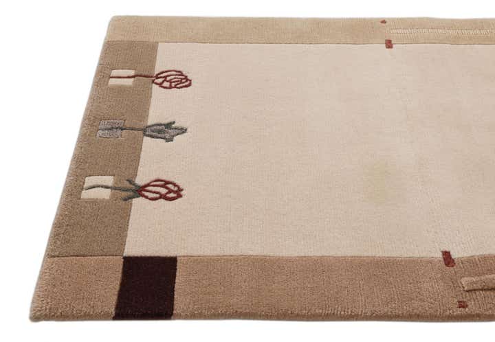 2' 9 x 9' 11 Hand Knotted Darya Wool Runner Rug