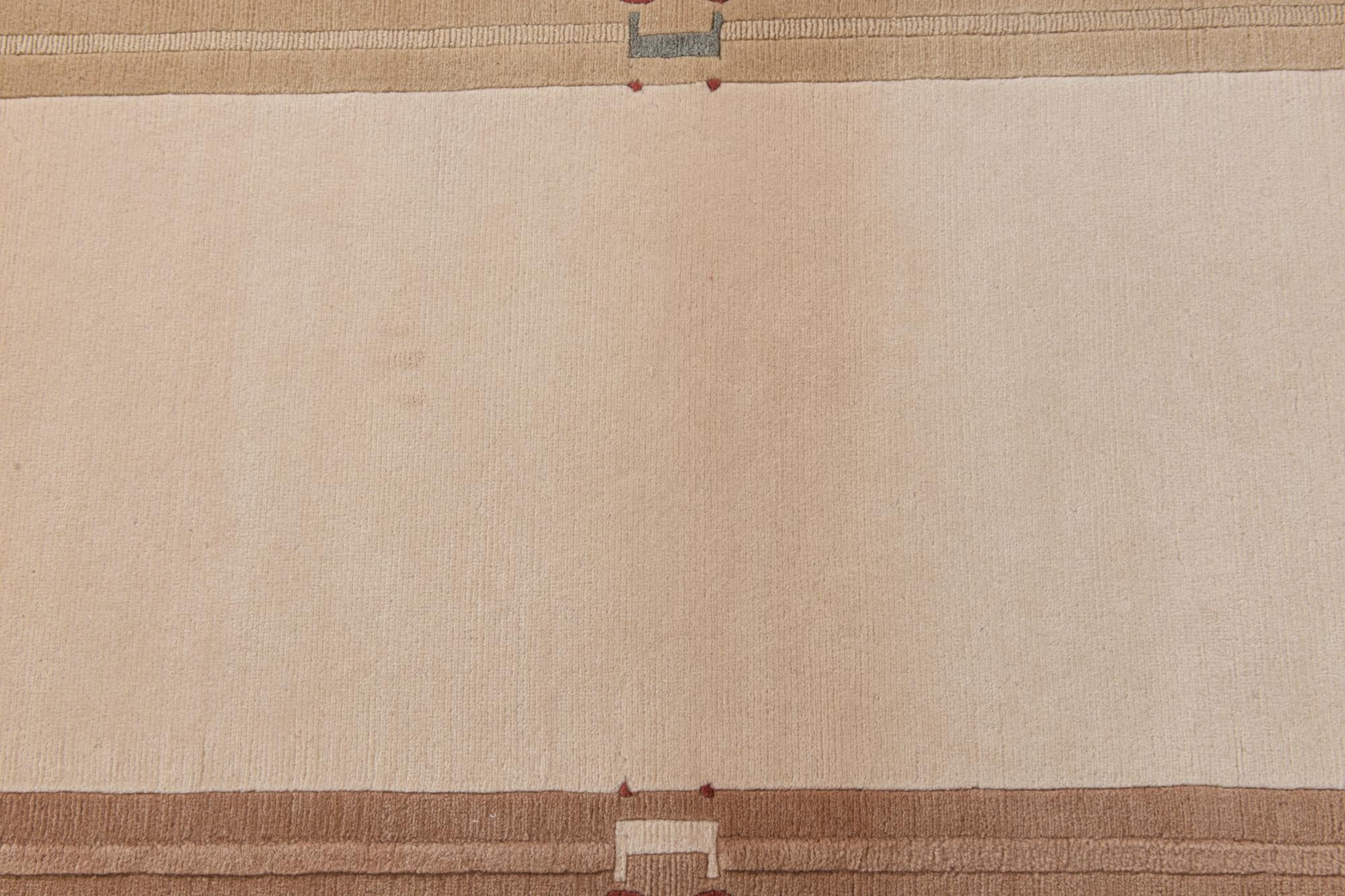 2' 9 x 9' 11 Hand Knotted Darya Wool Runner Rug