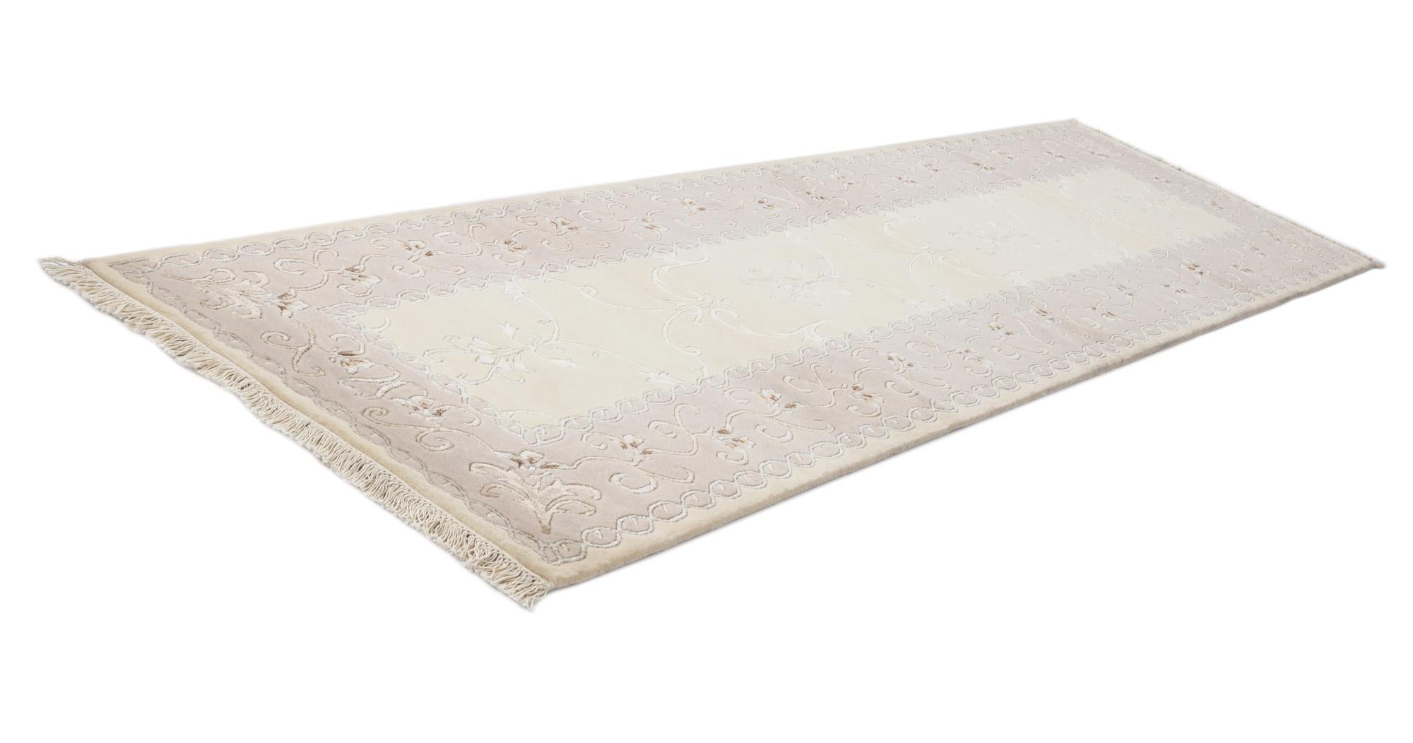 2' 10 x 9' 11 Hand Knotted Darya Wool Runner Rug