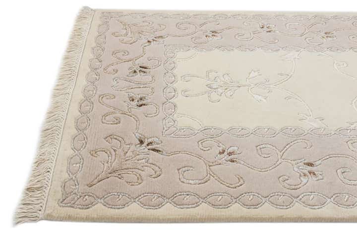 2' 10 x 9' 11 Hand Knotted Darya Wool Runner Rug