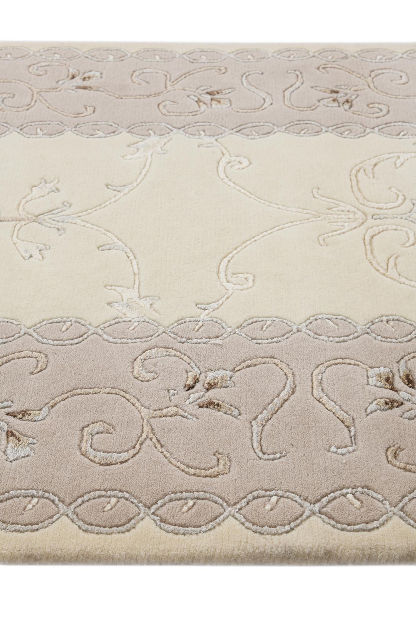 2' 10 x 9' 11 Hand Knotted Darya Wool Runner Rug