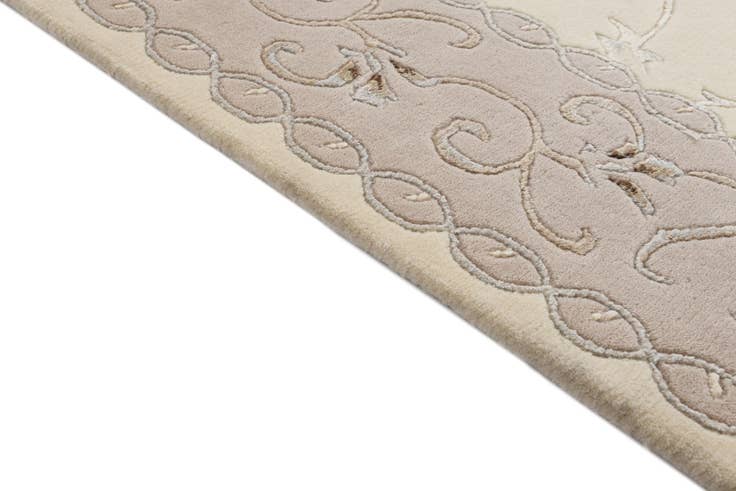 Detail image of 2' 10 x 9' 11 Hand Knotted Darya Wool Runner Rug