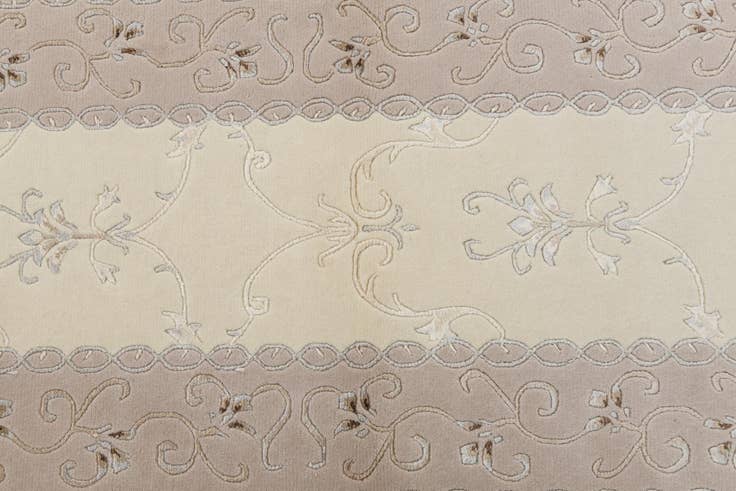 Detail image of 2' 10 x 9' 11 Hand Knotted Darya Wool Runner Rug