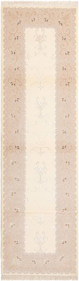 Detail image of 2' 10 x 9' 11 Hand Knotted Darya Wool Runner Rug