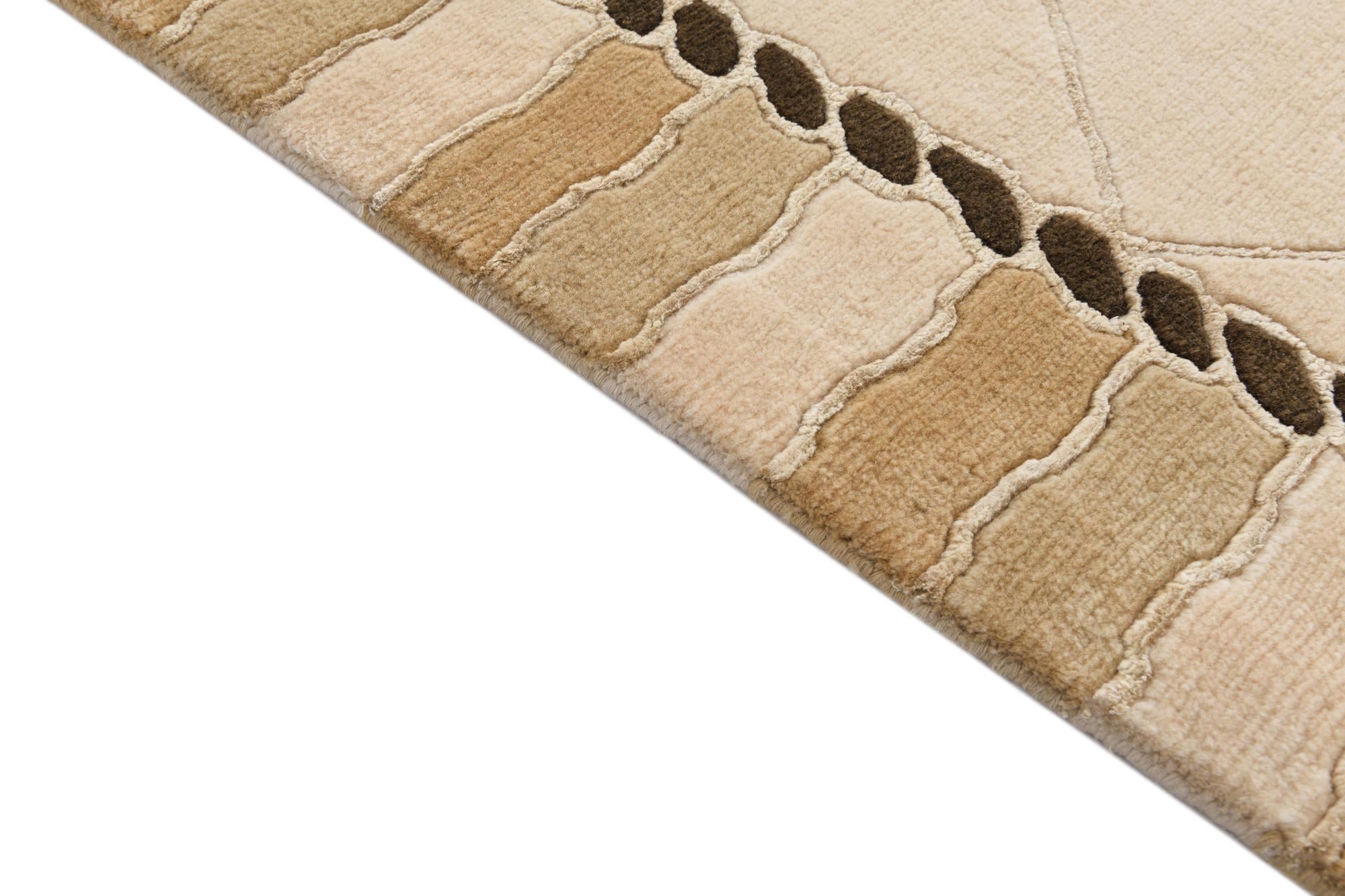 3' 3 x 13' Hand Knotted Darya Wool Runner Rug