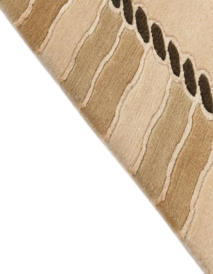 Detail image of 3' 5 x 13' 9  Hand Knotted Darya Wool Runner Rug