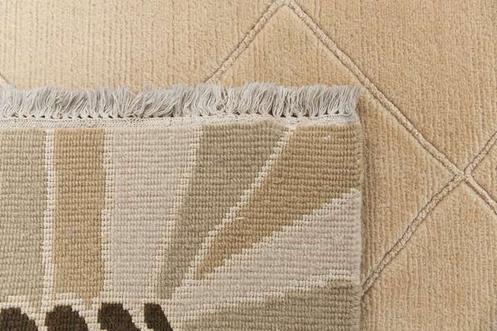 3' 5 x 13' 9 Hand Knotted Darya Wool Runner Rug