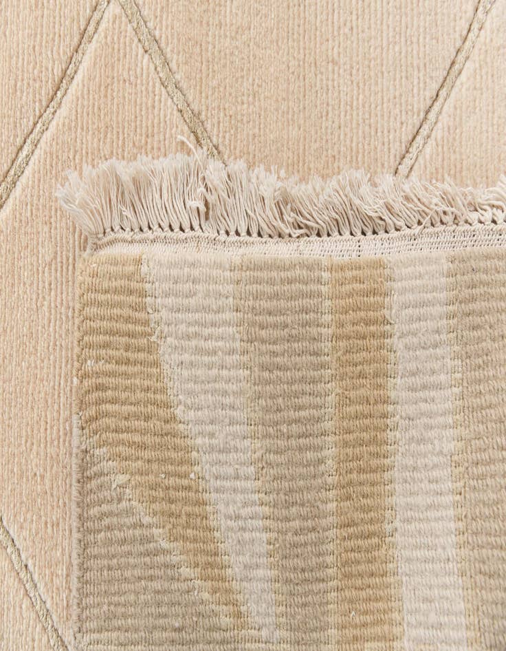 Detail image of 3' 4 x 13' 8  Hand Knotted Darya Wool Runner Rug