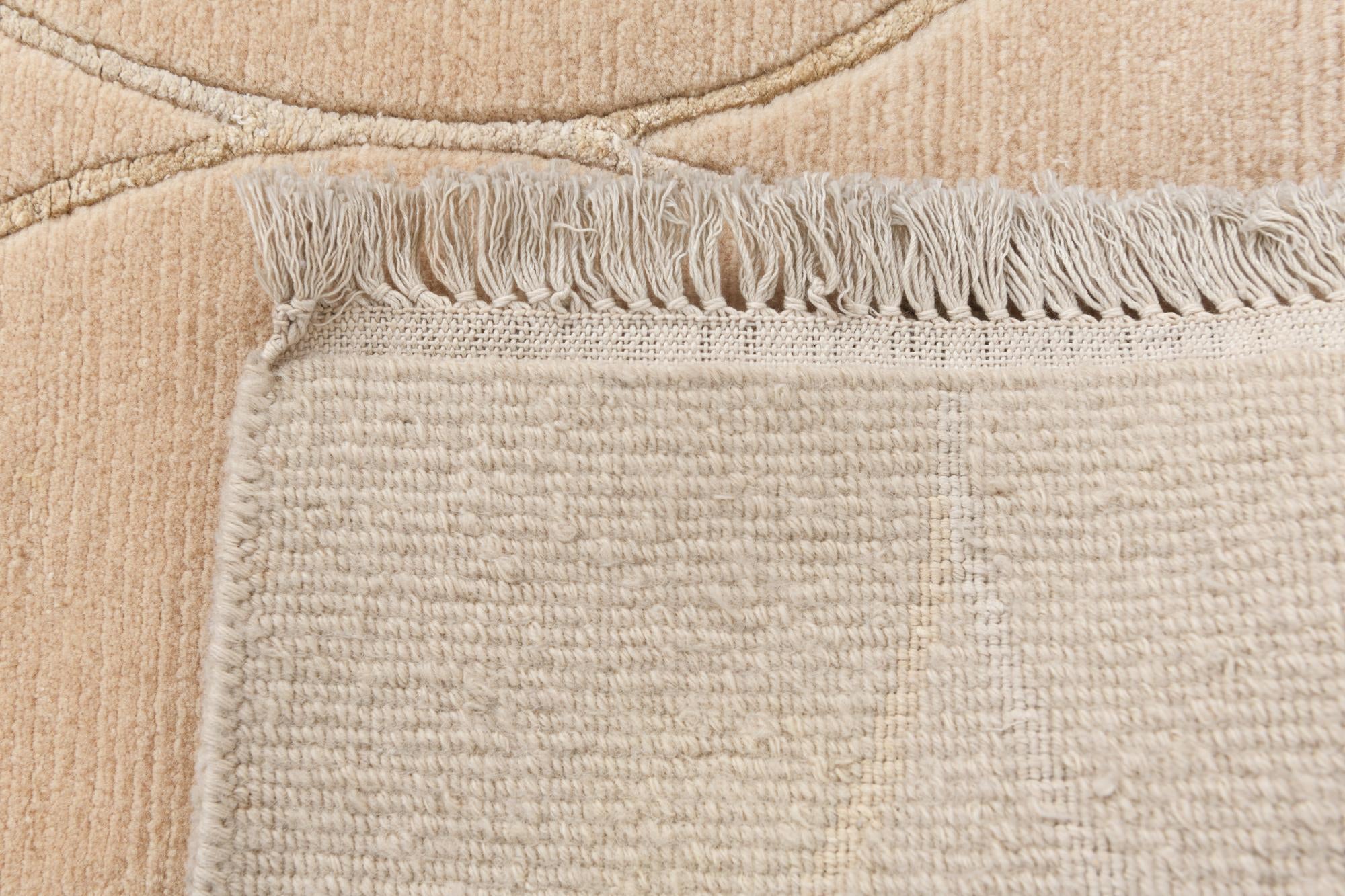 3' 6 x 13' 7 Hand Knotted Darya Wool Runner Rug