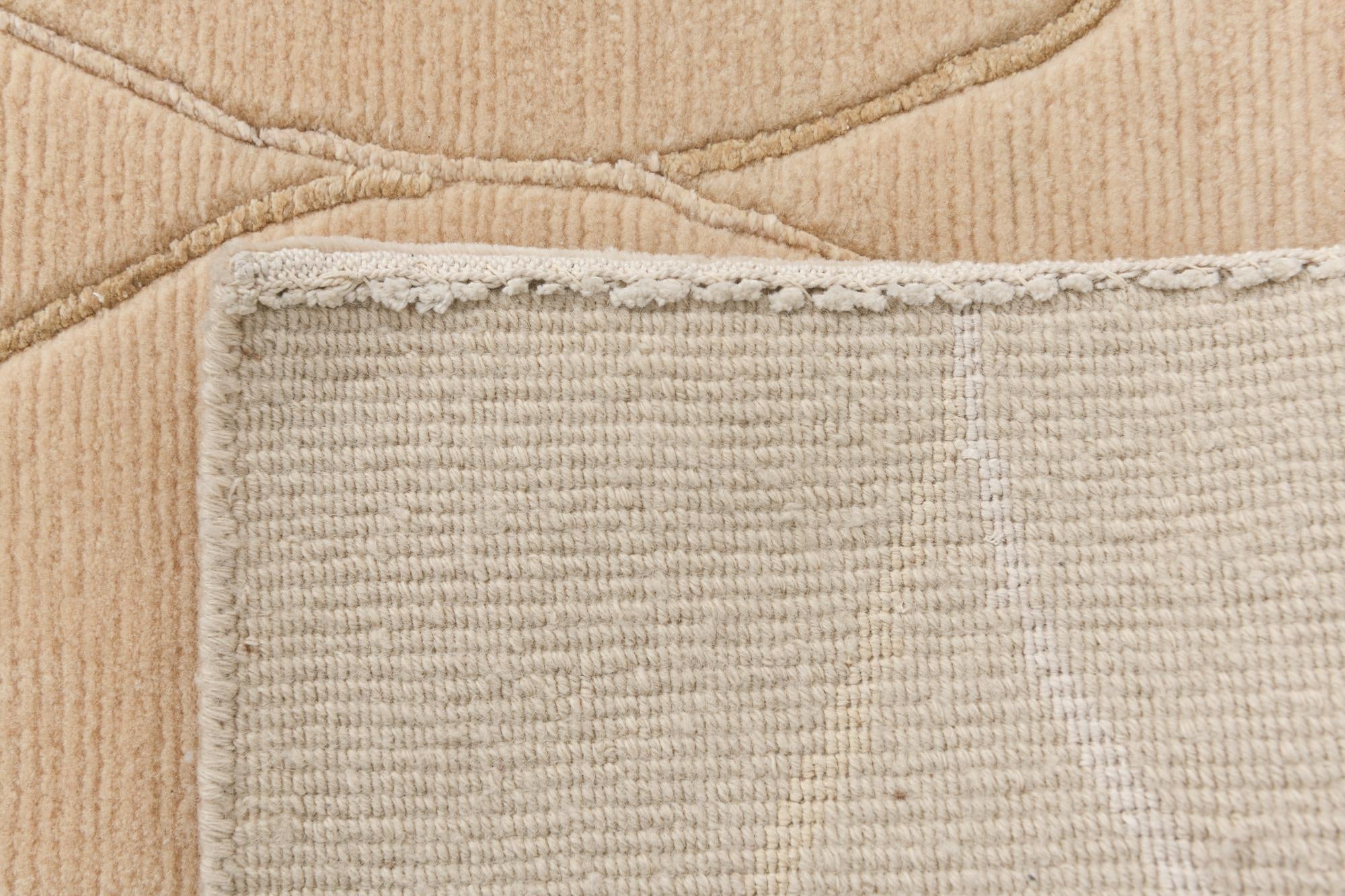 3' 5 x 13' 9 Hand Knotted Darya Wool Runner Rug