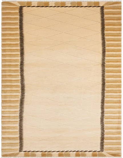 Detail image of 3' 5 x 16' 1 Hand Knotted Darya Wool Runner Rug
