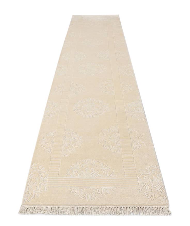 Detail image of 2' 10 x 13' Hand Knotted Darya Wool Runner Rug