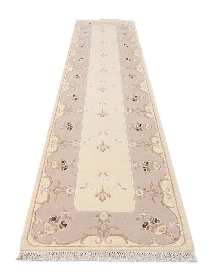 Detail image of 3' 1 x 13'  Hand Knotted Darya Wool Runner Rug