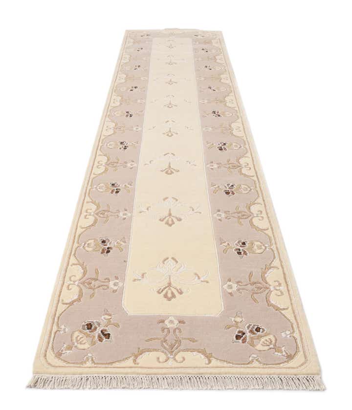 3' 1 x 13' Hand Knotted Darya Wool Runner Rug