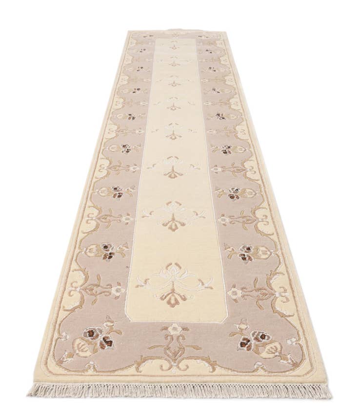 Detail image of 3' 1 x 13' Hand Knotted Darya Wool Runner Rug