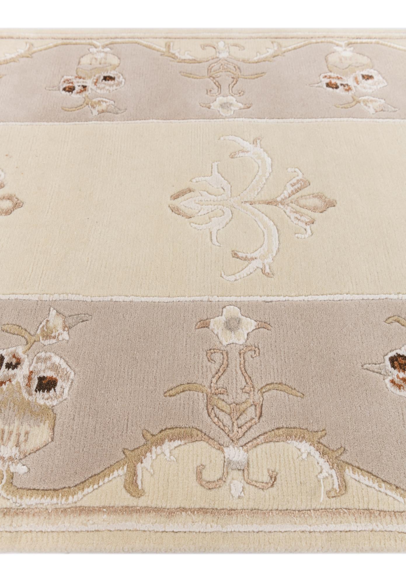 3' 1 x 13' Hand Knotted Darya Wool Runner Rug