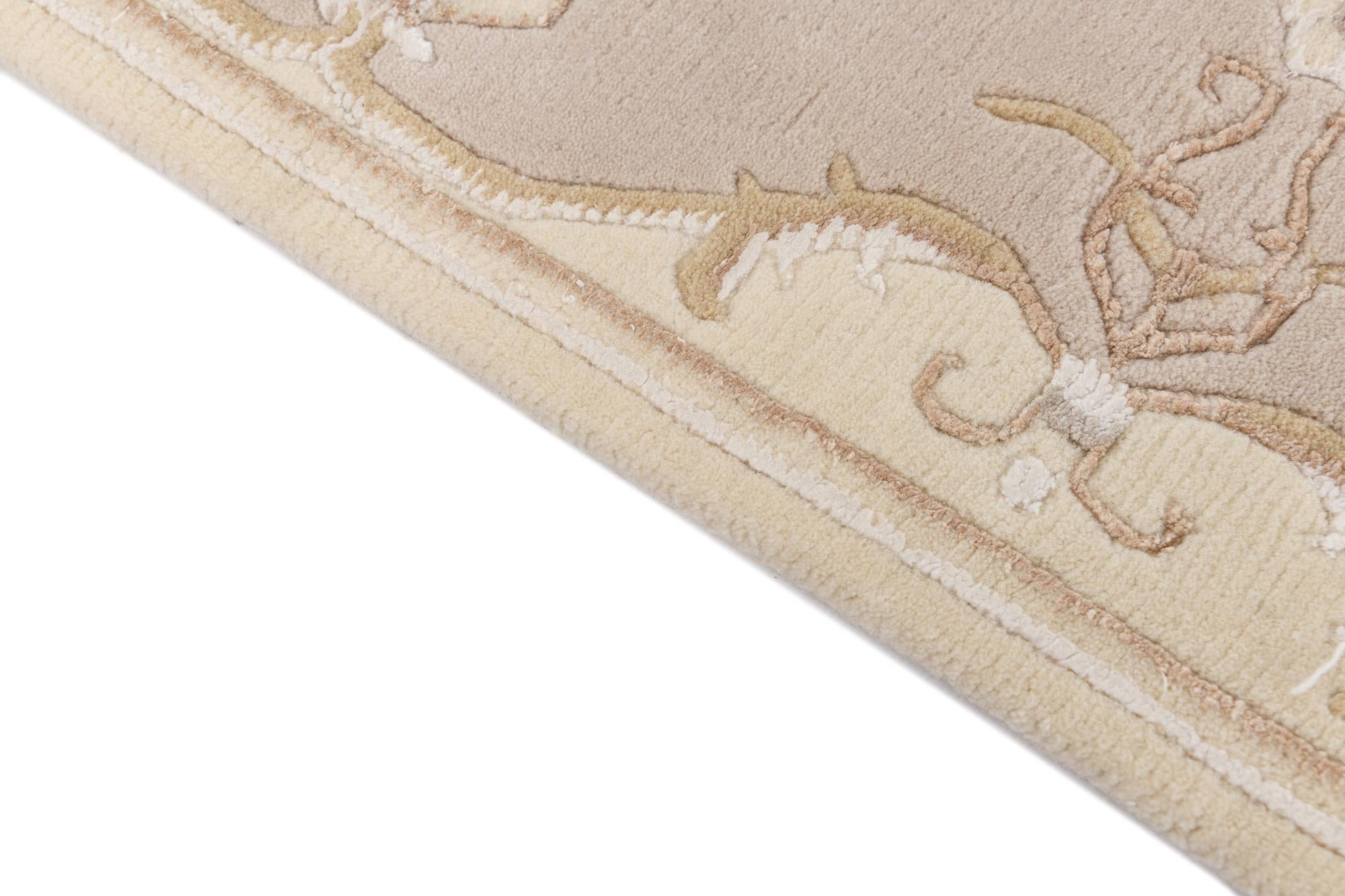 3' 1 x 13' Hand Knotted Darya Wool Runner Rug