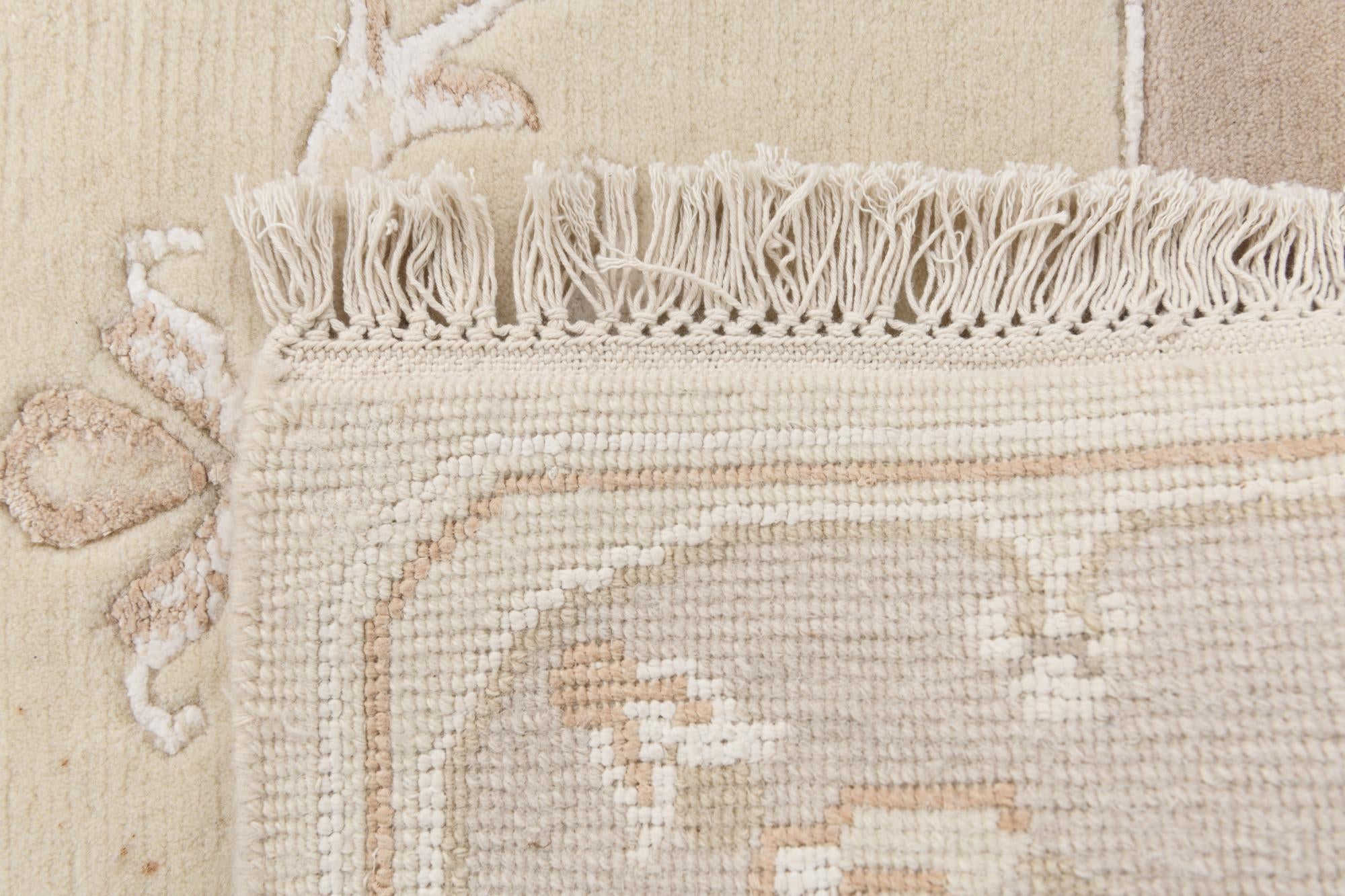 3' 1 x 13' Hand Knotted Darya Wool Runner Rug