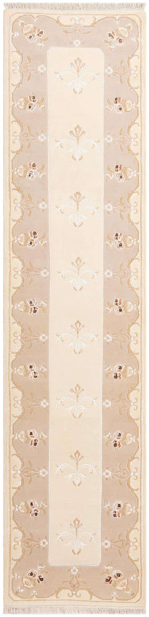 3' 1 x 13' Hand Knotted Darya Wool Runner Rug