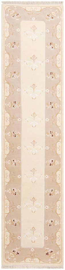 Detail image of 3' 1 x 13' Hand Knotted Darya Wool Runner Rug