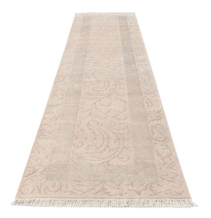 3' 4 x 12' 10 Hand Knotted Darya Wool Runner Rug