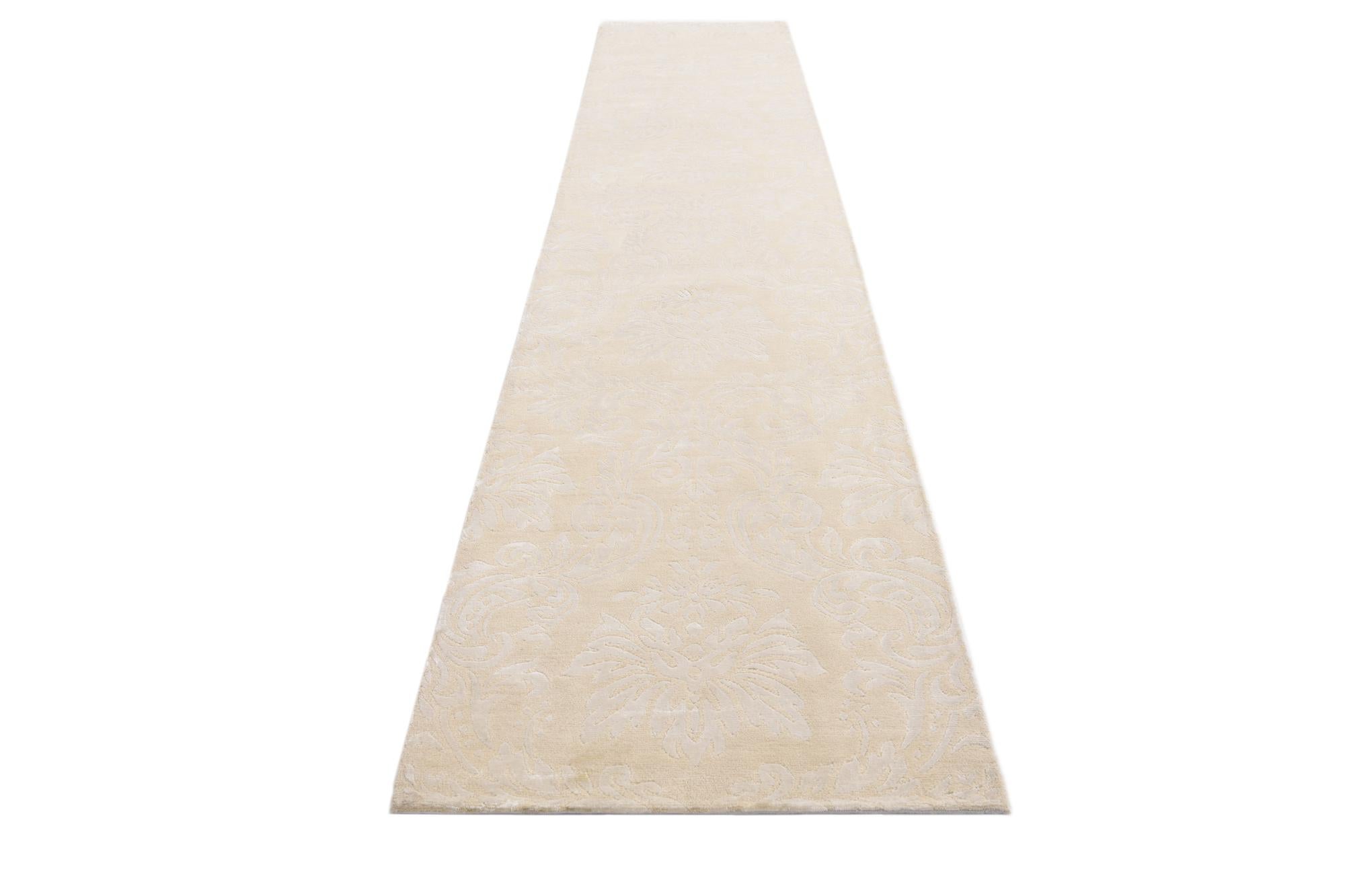 2' 10 x 13' 3 Hand Knotted Darya Wool Runner Rug