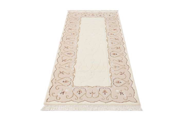 2' 8 x 6' 7 Hand Knotted Darya Wool Runner Rug