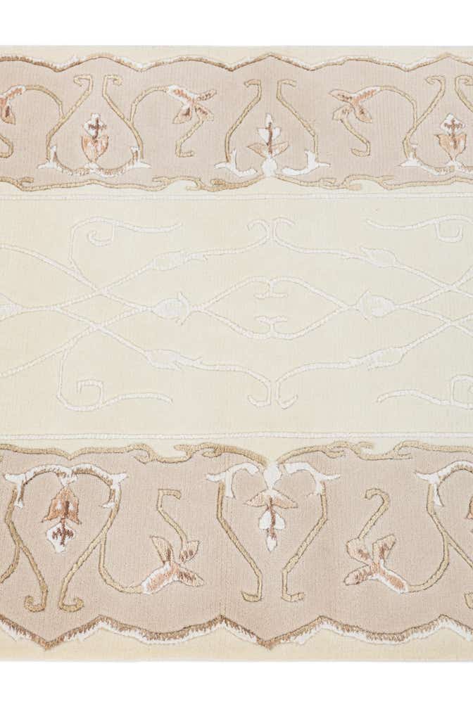 2' 8 x 6' 7 Hand Knotted Darya Wool Runner Rug