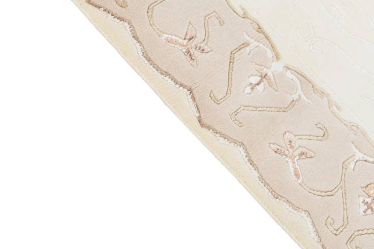 Detail image of 2' 8 x 6' 7 Hand Knotted Darya Wool Runner Rug