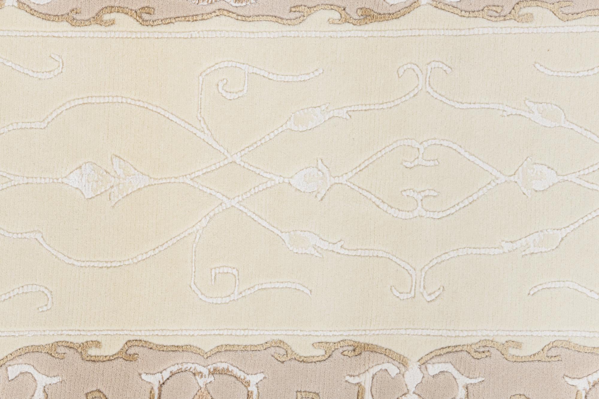 2' 8 x 6' 7 Hand Knotted Darya Wool Runner Rug
