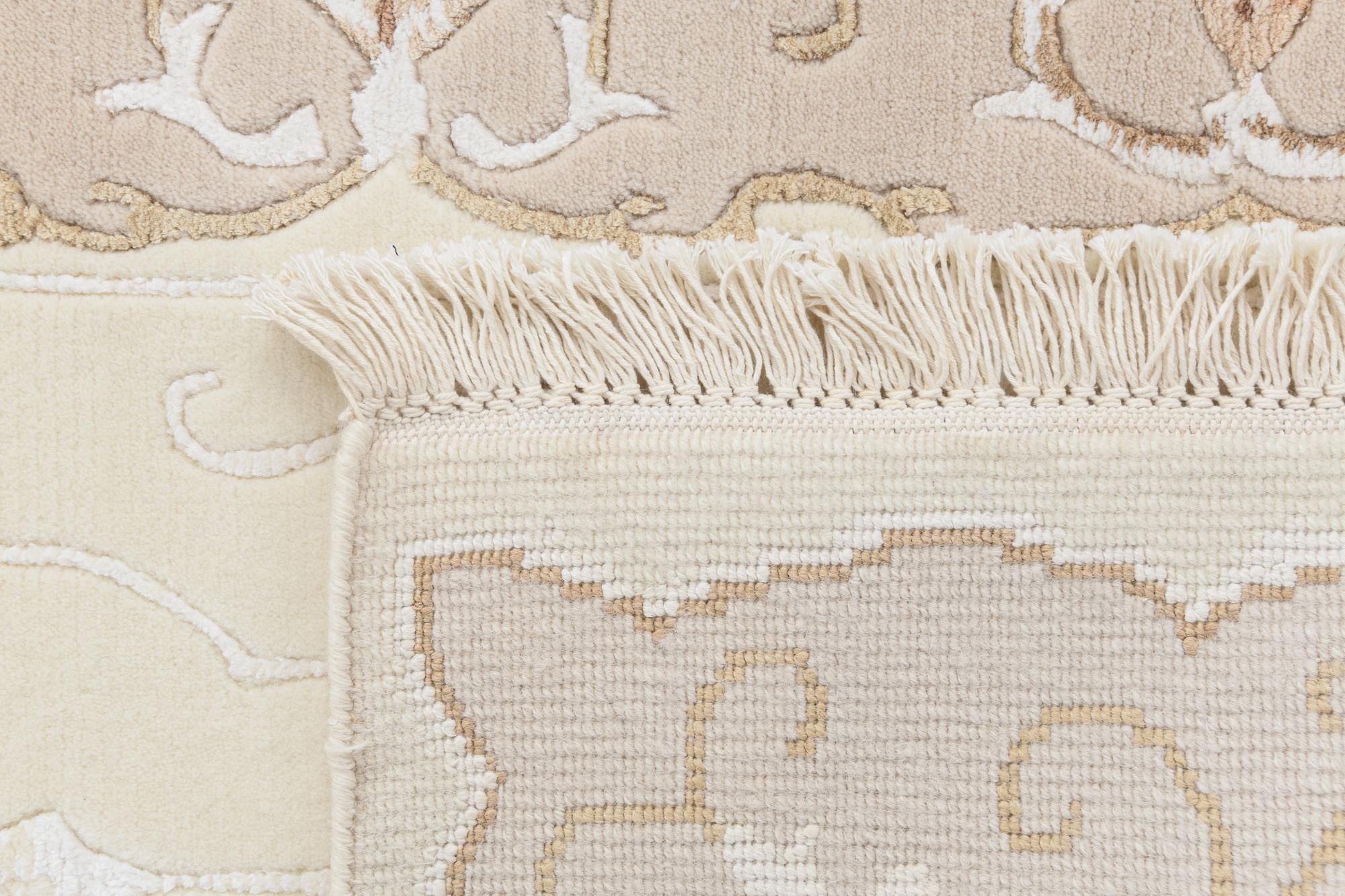 2' 8 x 6' 7 Hand Knotted Darya Wool Runner Rug