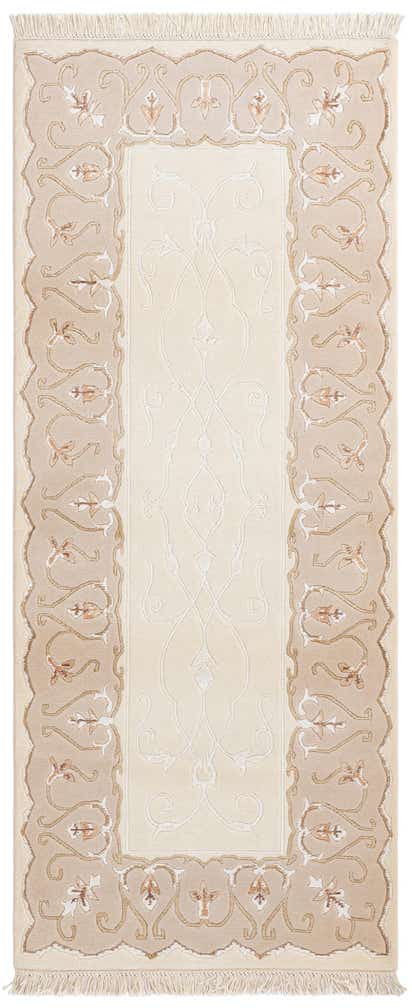 2' 8 x 6' 7 Hand Knotted Darya Wool Runner Rug