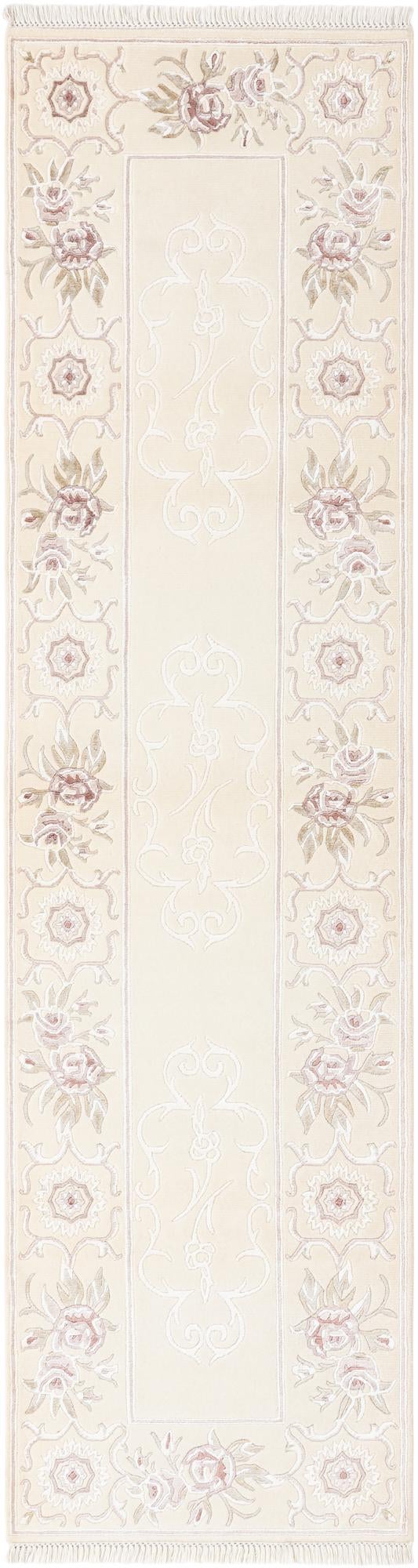 2' 7 x 9' 9 Hand Knotted Darya Wool Runner Rug