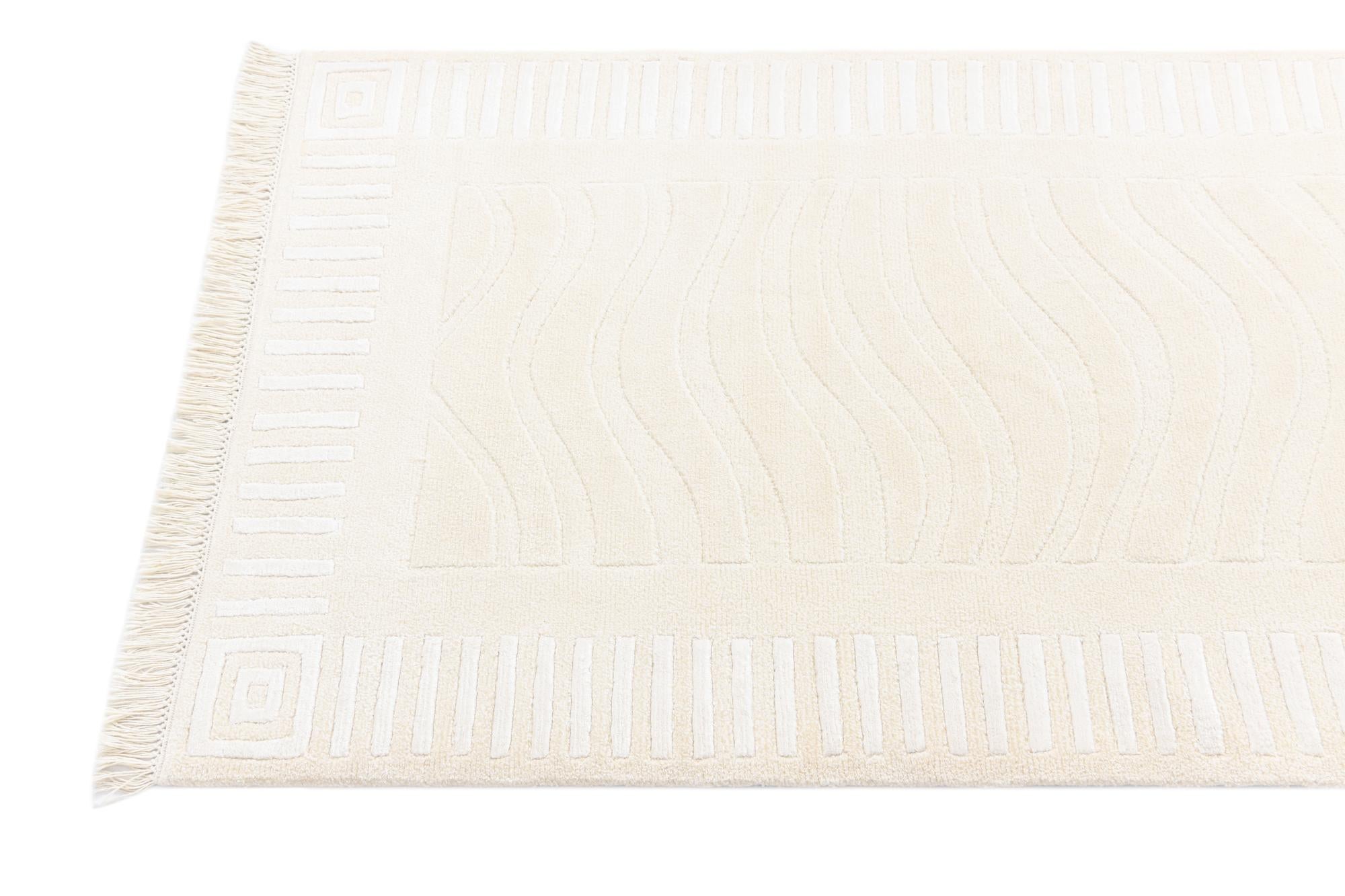 2' 10 x 9' 10 Hand Knotted Darya Wool Runner Rug